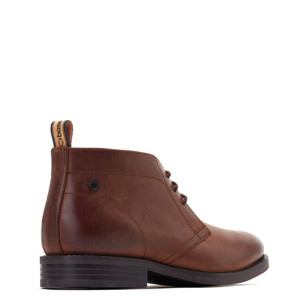 BASE LONDON Atkinson Pull Up Brown Boot BROWN model front view