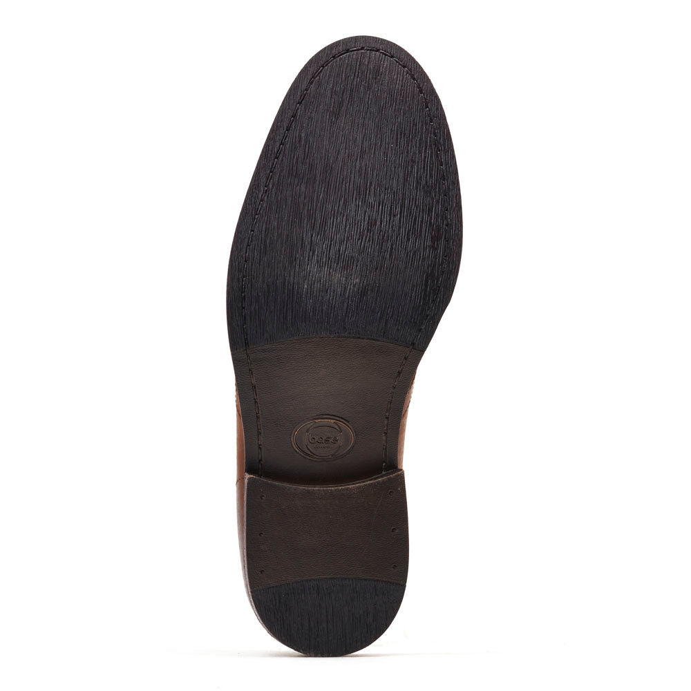 BASE LONDON Atkinson Pull Up Brown Boot BROWN back view