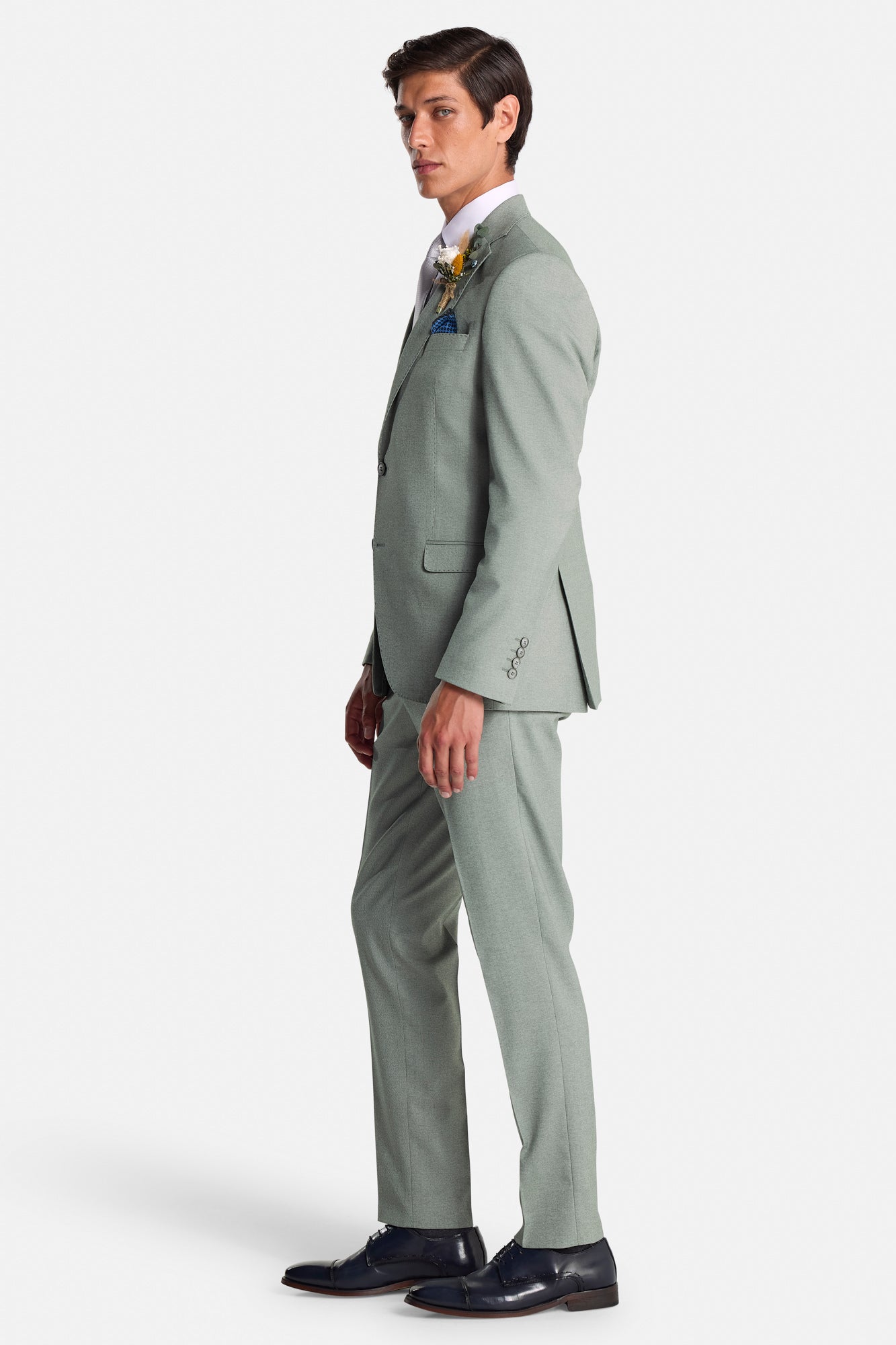 BENETTI Albert Sage Trousers Sage detail view