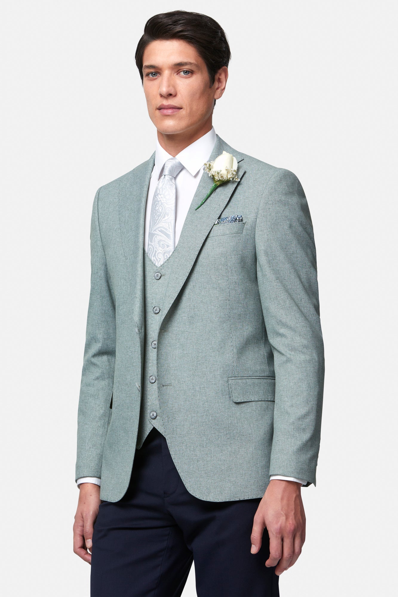 BENETTI Albert Sage Jacket Sage back view