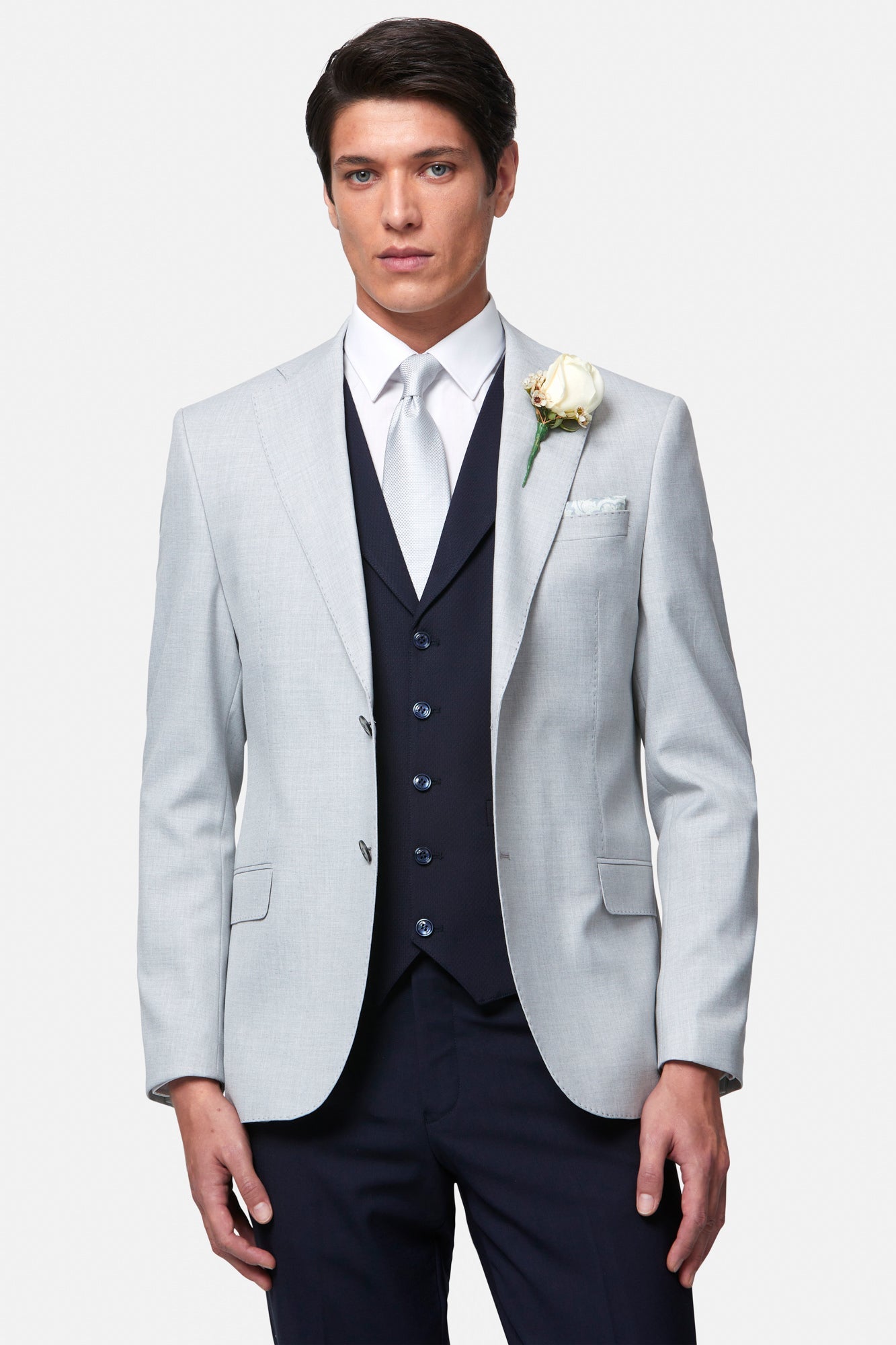 BENETTI Albert Silver Jacket SILVER front view