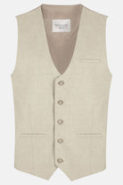 BENETTI Albert Stone Waistcoat Stone front view