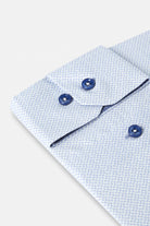 BENETTI Alex Casual Shirt - Blue Blue model front view