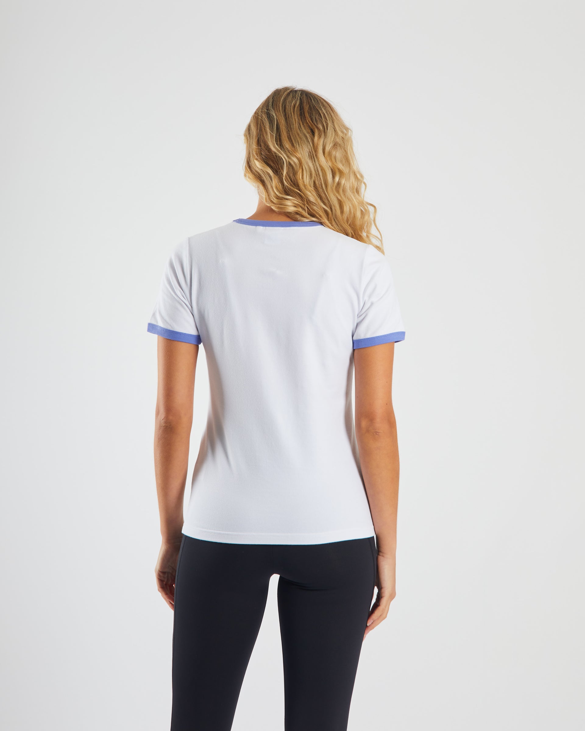 Ladies Anastasia T-Shirt - Optic White-Model Back View