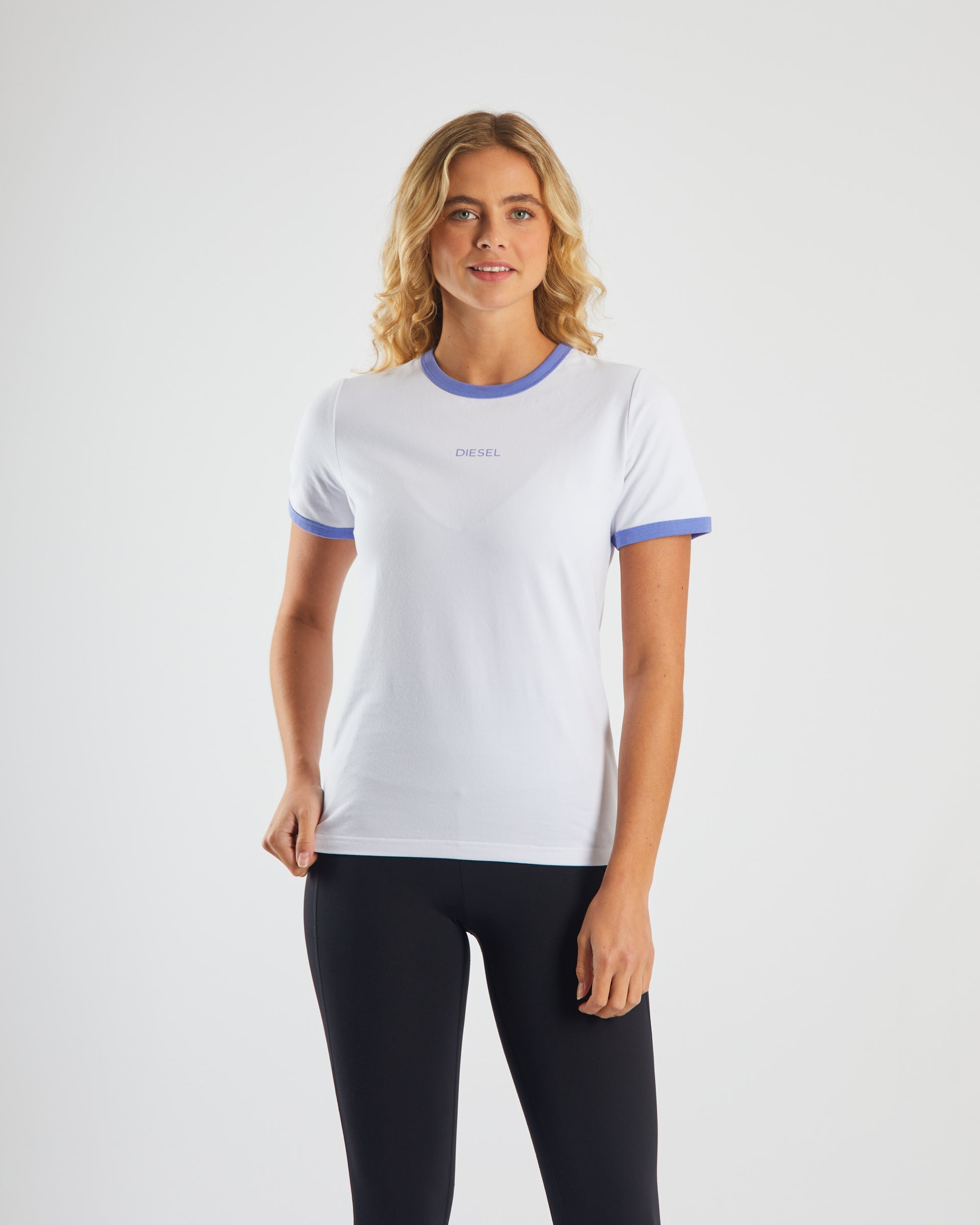 Ladies Anastasia T-Shirt - Optic White-Mode Front View 2