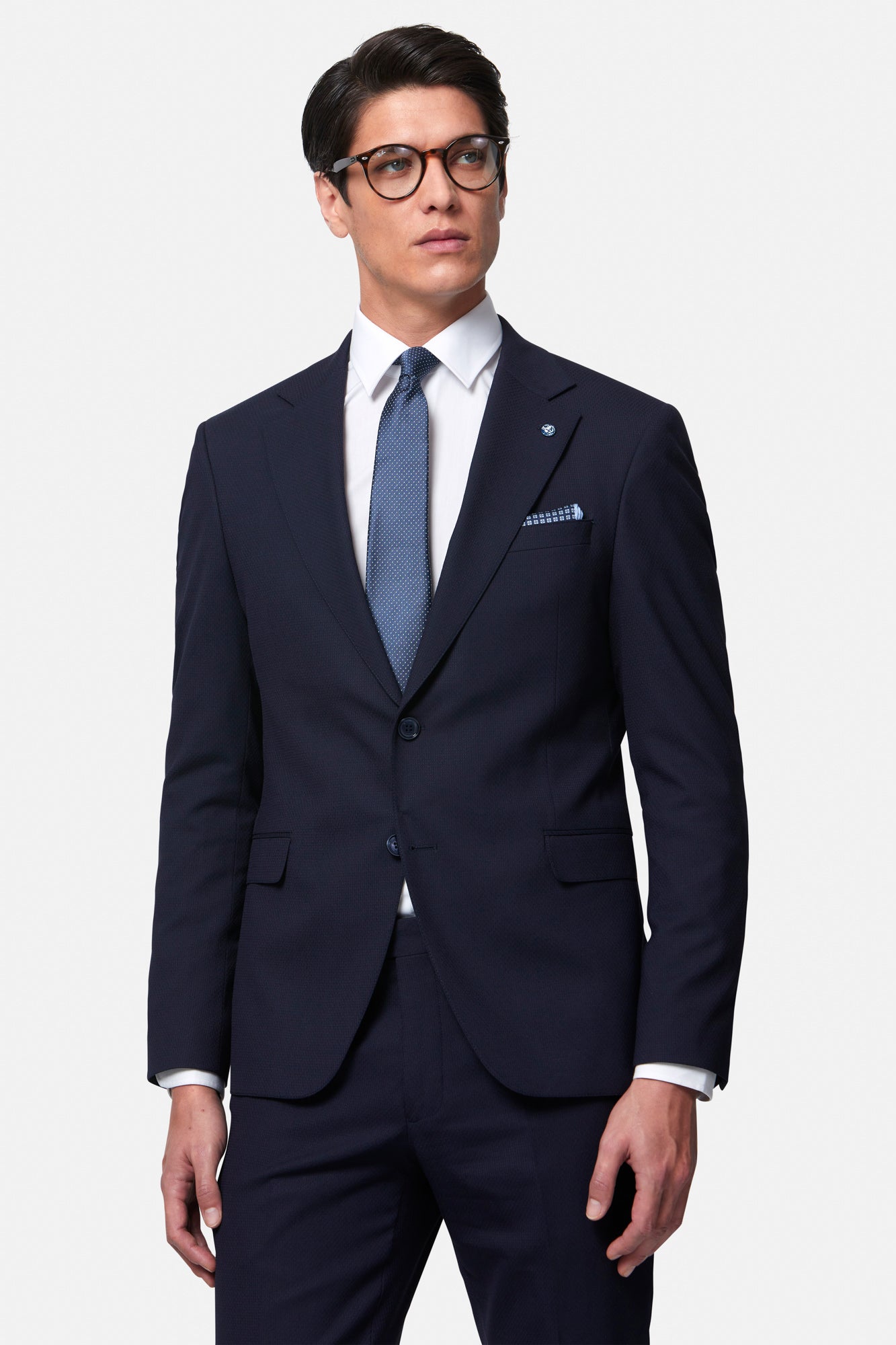 BENETTI Austin Navy Jacket Navy front view