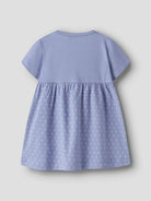 NAME IT Jabelle Short Sleeve Dress Purple Impression flat front view
