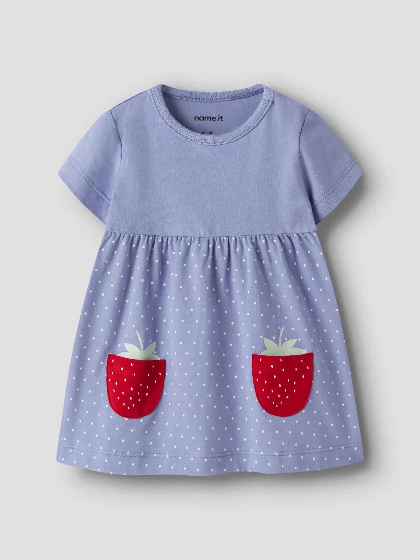 Jabelle Short Sleeve Purple Dress