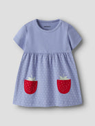 NAME IT Jabelle Short Sleeve Dress Purple Impression alternate view