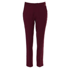 RANT & RAVE LADIES Bella Straight Leg Cranberry Trousers Cranberry front view