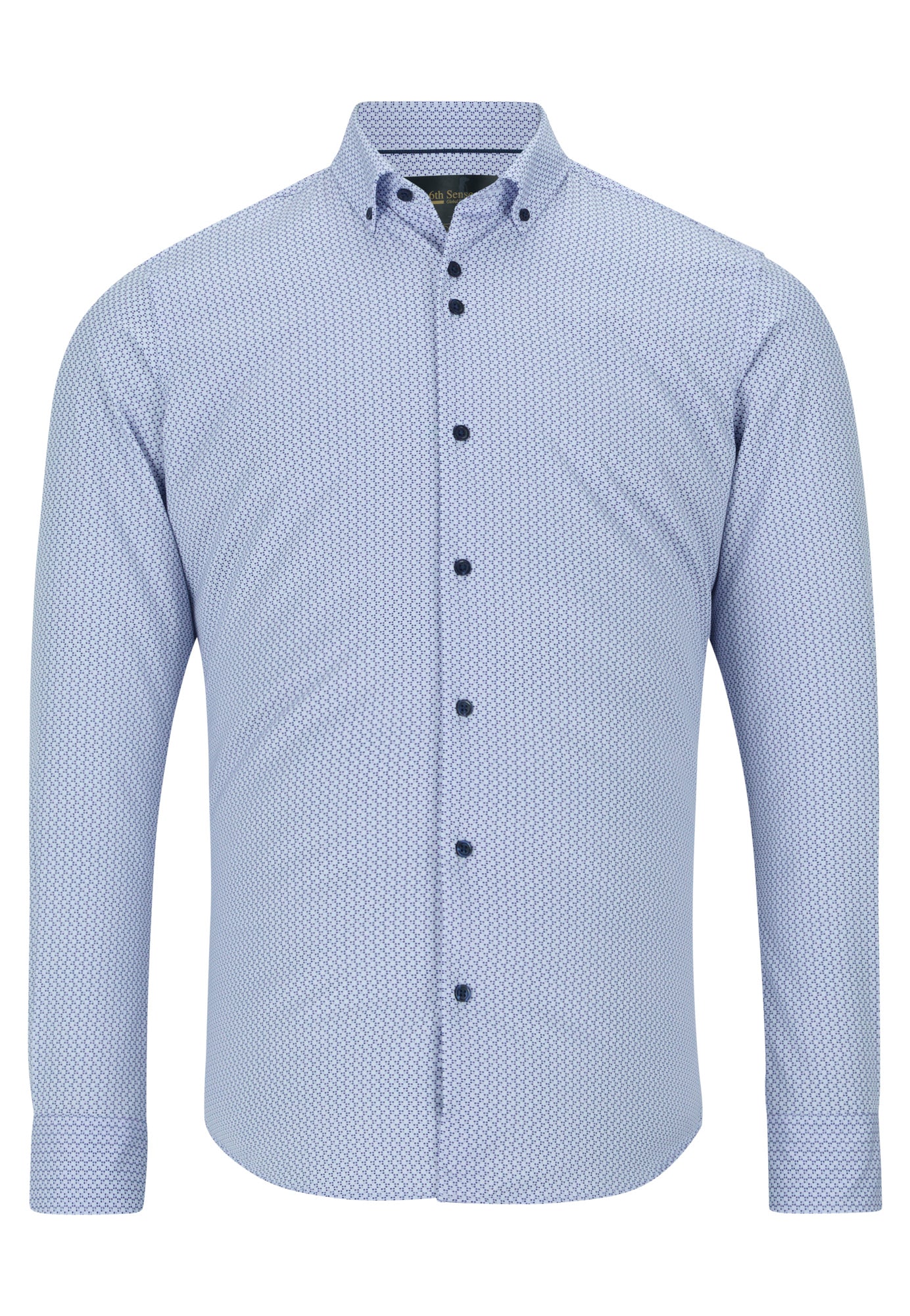 Men's 6th Sense White/Nave/Blue Shirt-Front View