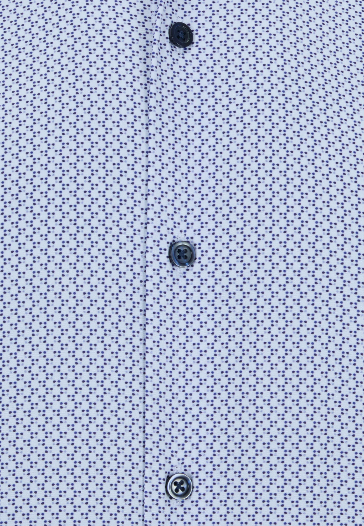 Men's 6th Sense White/Nave/Blue Shirt-Close Up View