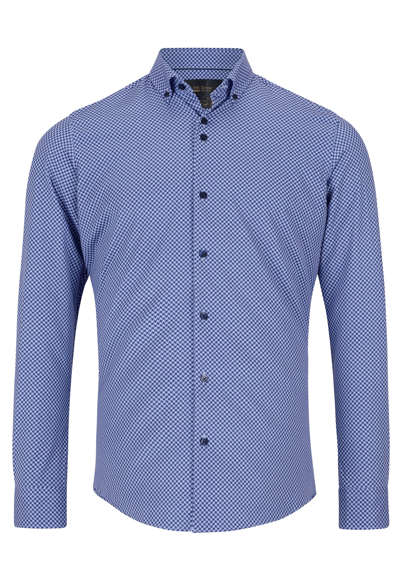 Men's 6th Sense Navy/White Shirt-Front View