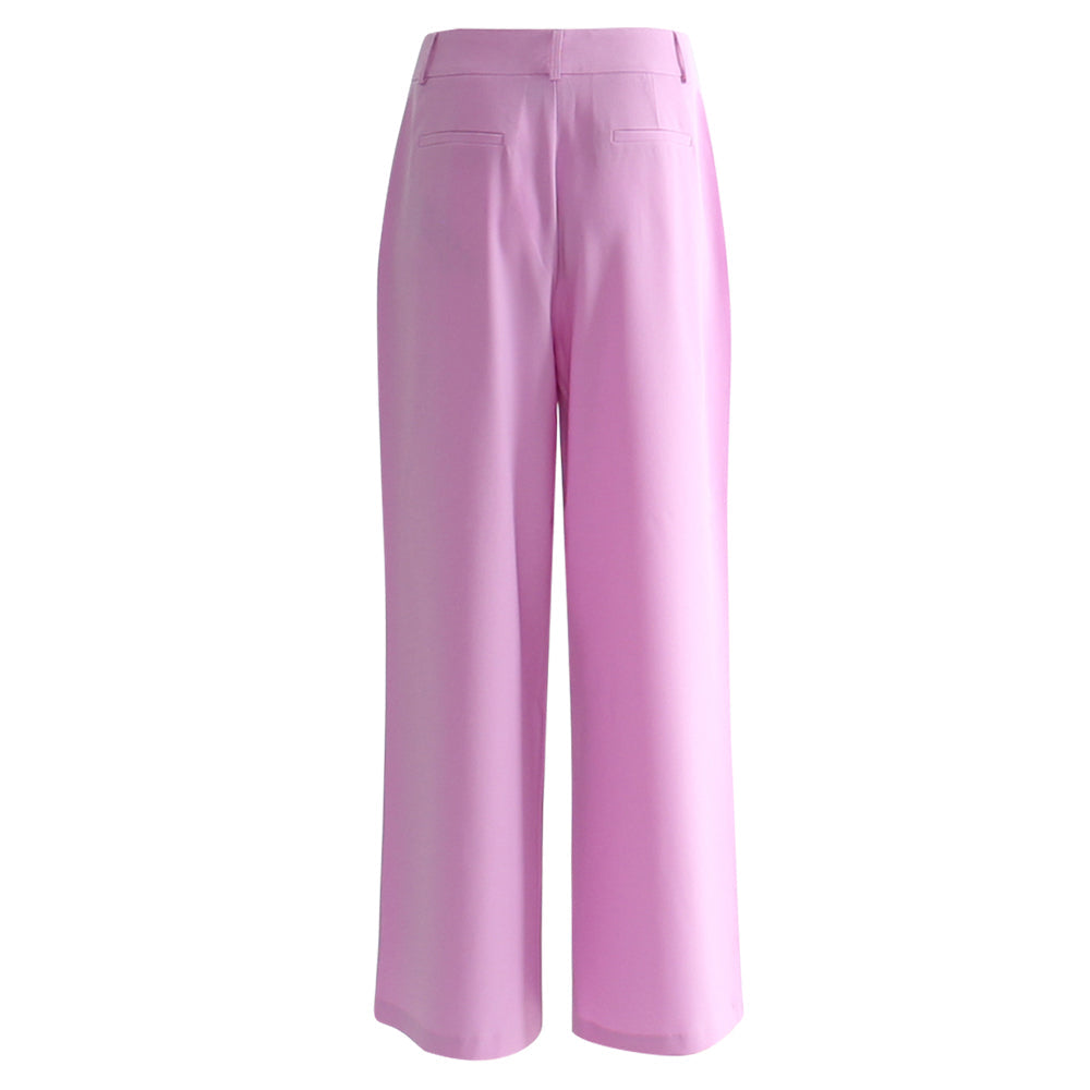 Pink pants on a white background