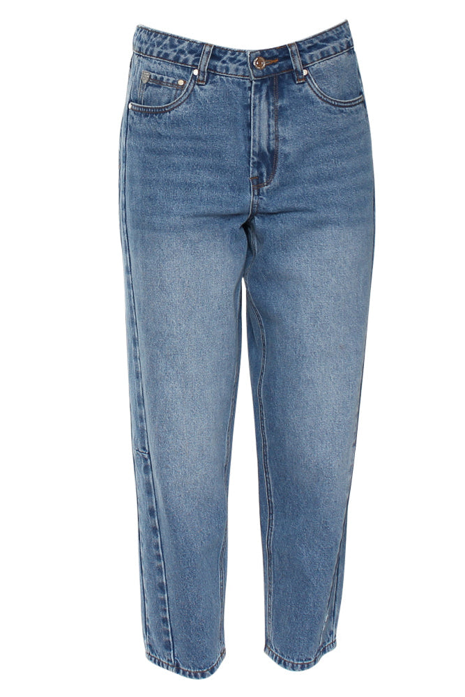 Rant & Rave Bobby Barrel Jean Mid Blue, front view