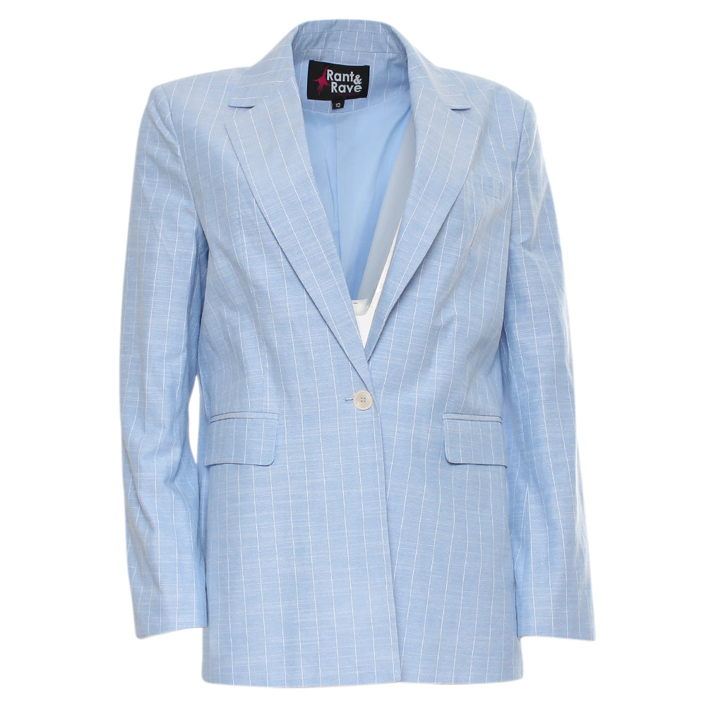 Rant & Rave Rant and Rave Bo Blazer Sky, front view