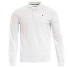 Kenrow Menswear Brodie Long Sleeve Polo-White White back view