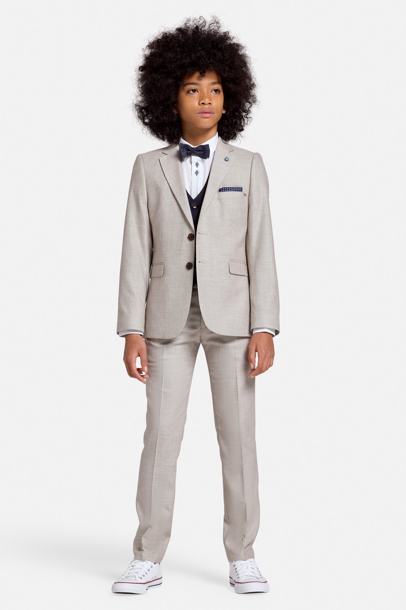 Harold Beige 3 Piece Suit