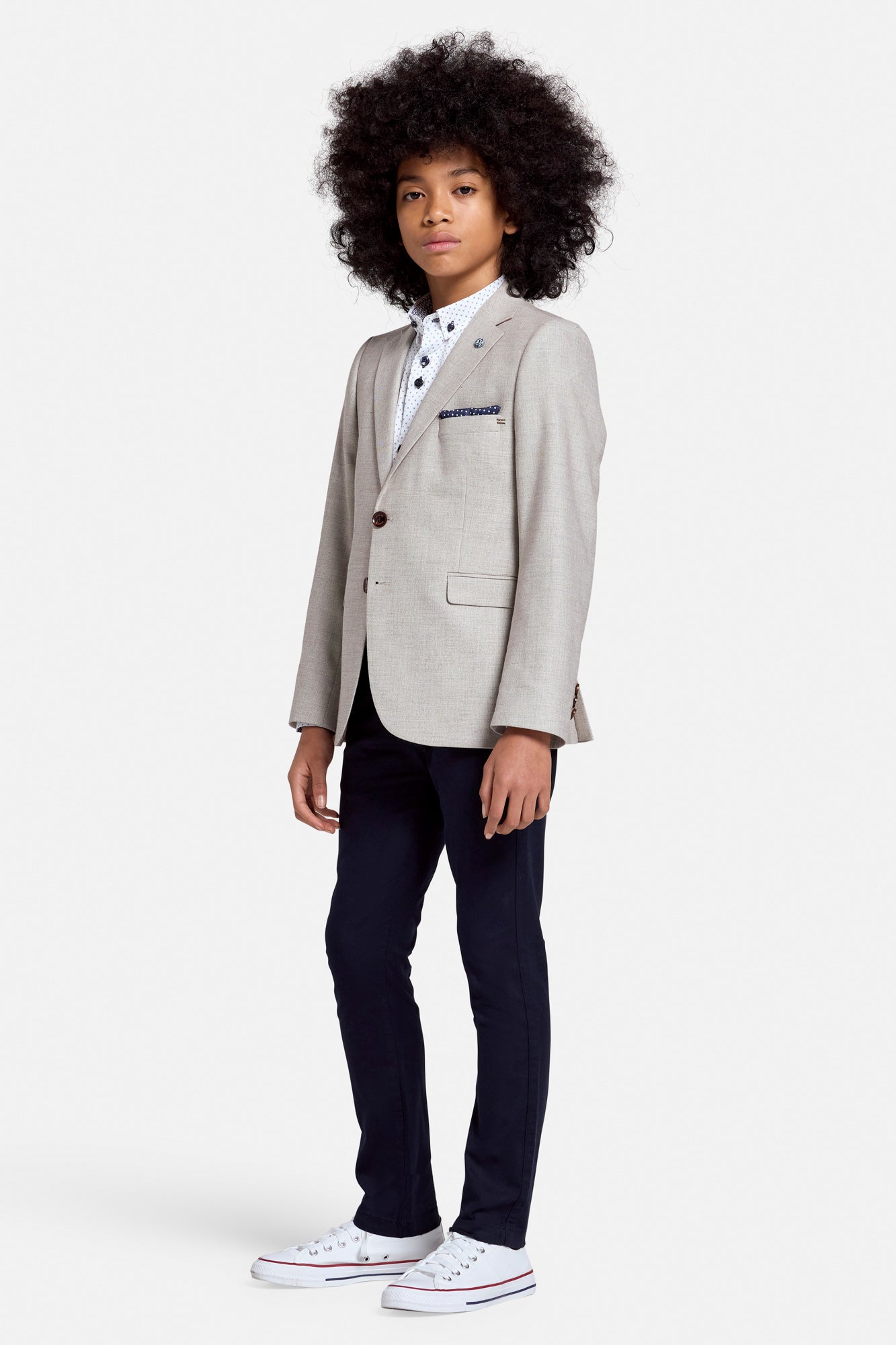 Harry Boys Beige Blazer-Side view