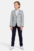 Benetti Boyswear Harry Boys Sage Blazer Sage model front view