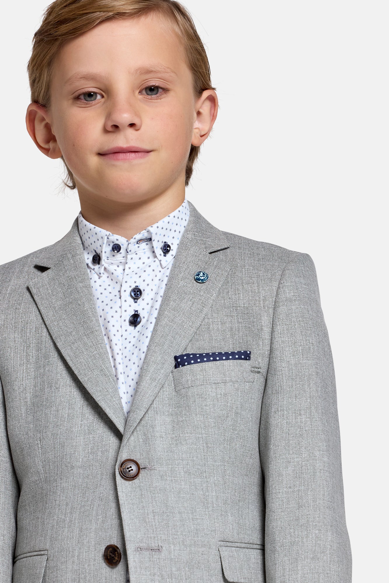 Benetti Boyswear Harry Boys Sage Blazer Sage flat front view