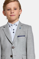 Benetti Boyswear Harry Boys Sage Blazer Sage flat front view