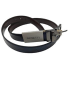 BENETTI Benetti Reversible Brown Navy Belt Brown/Navy front view