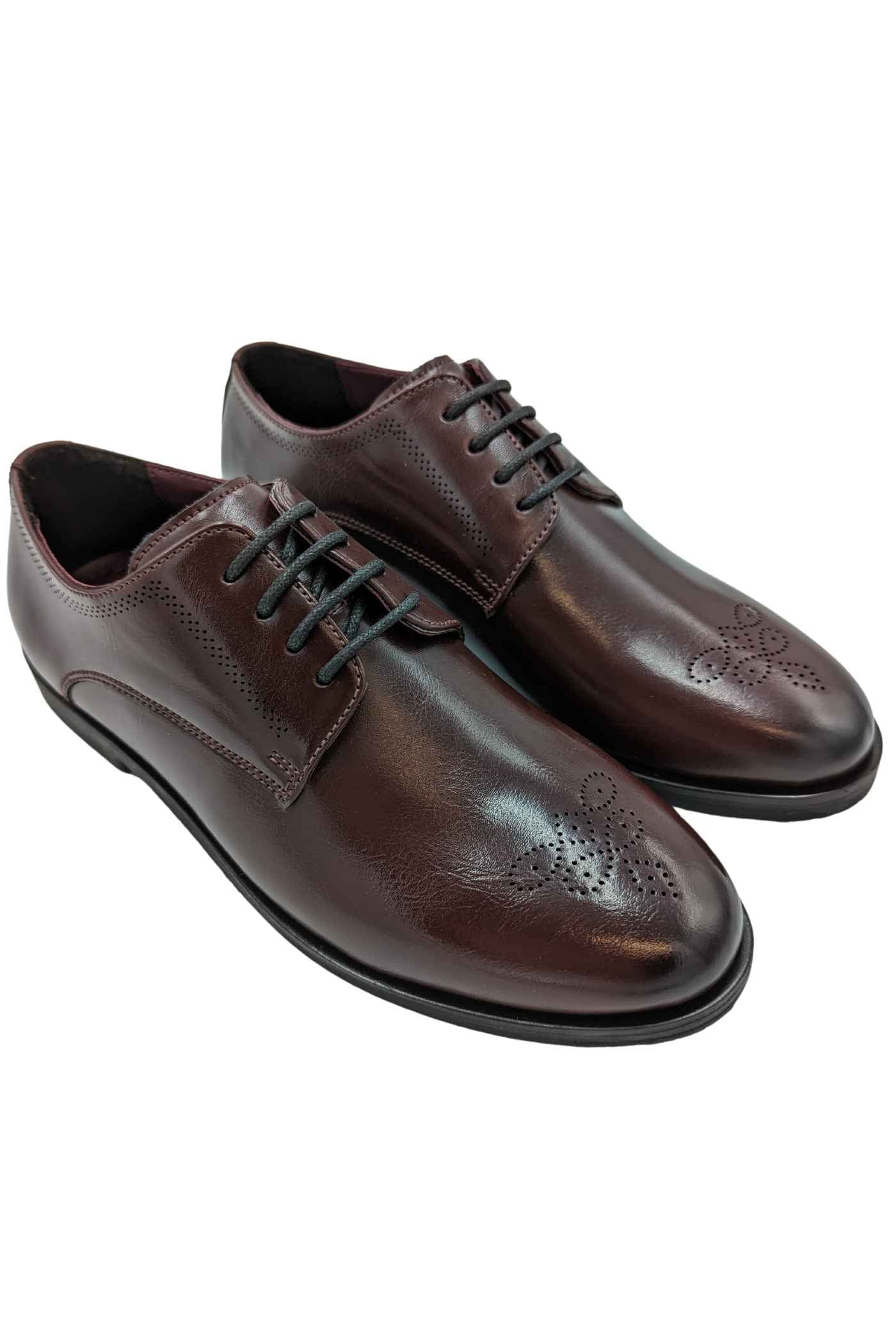 Benetti Boyswear Boys Conor Shoe COGNAC model front view
