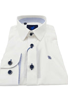 Benetti Boyswear Boys Leo 2 White Shirt WHITE model front view