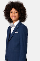 Benetti Boyswear Boys Philip Indigo 3 Piece Suit Indigo detail view