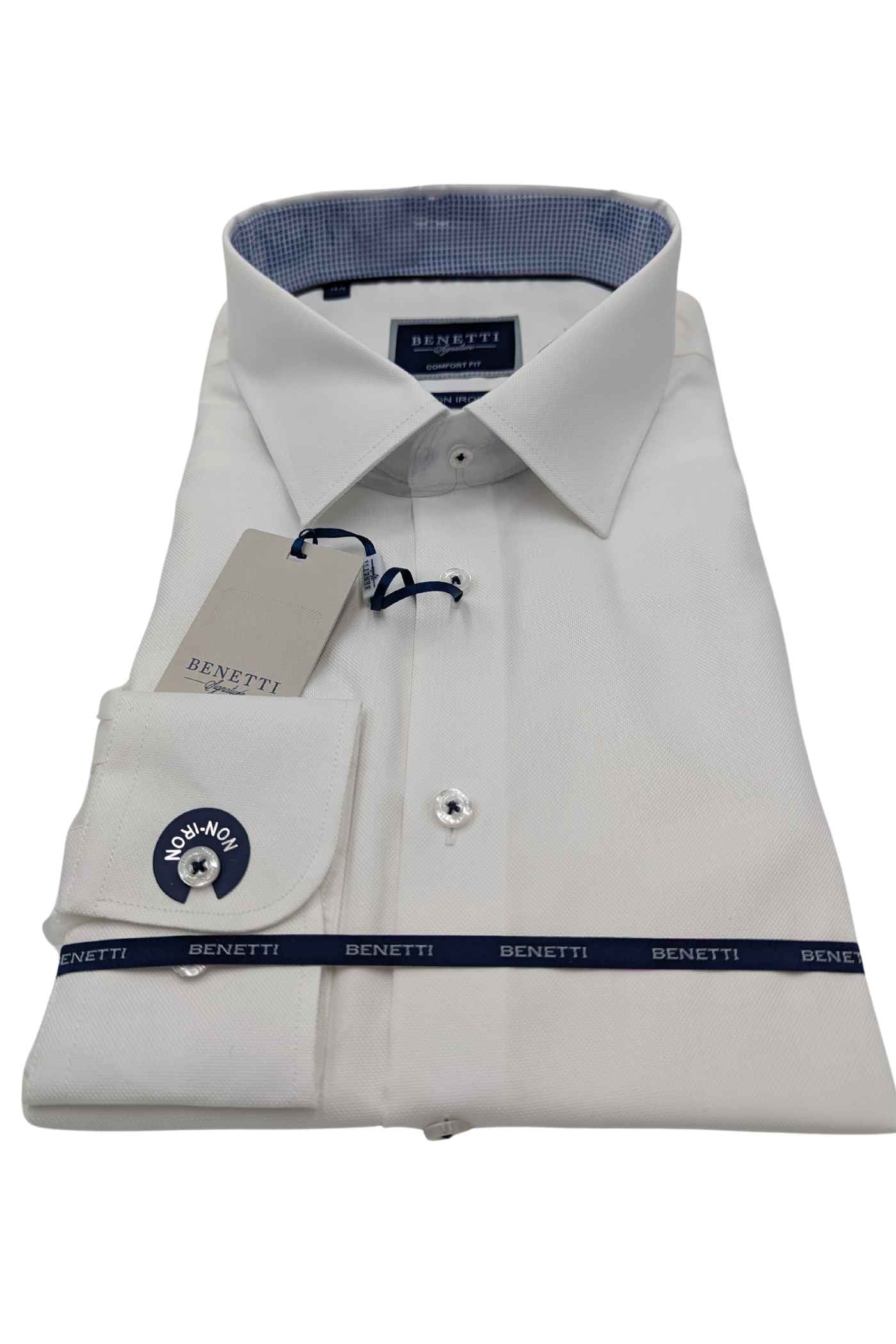 Brad Comfort Fit White Shirt