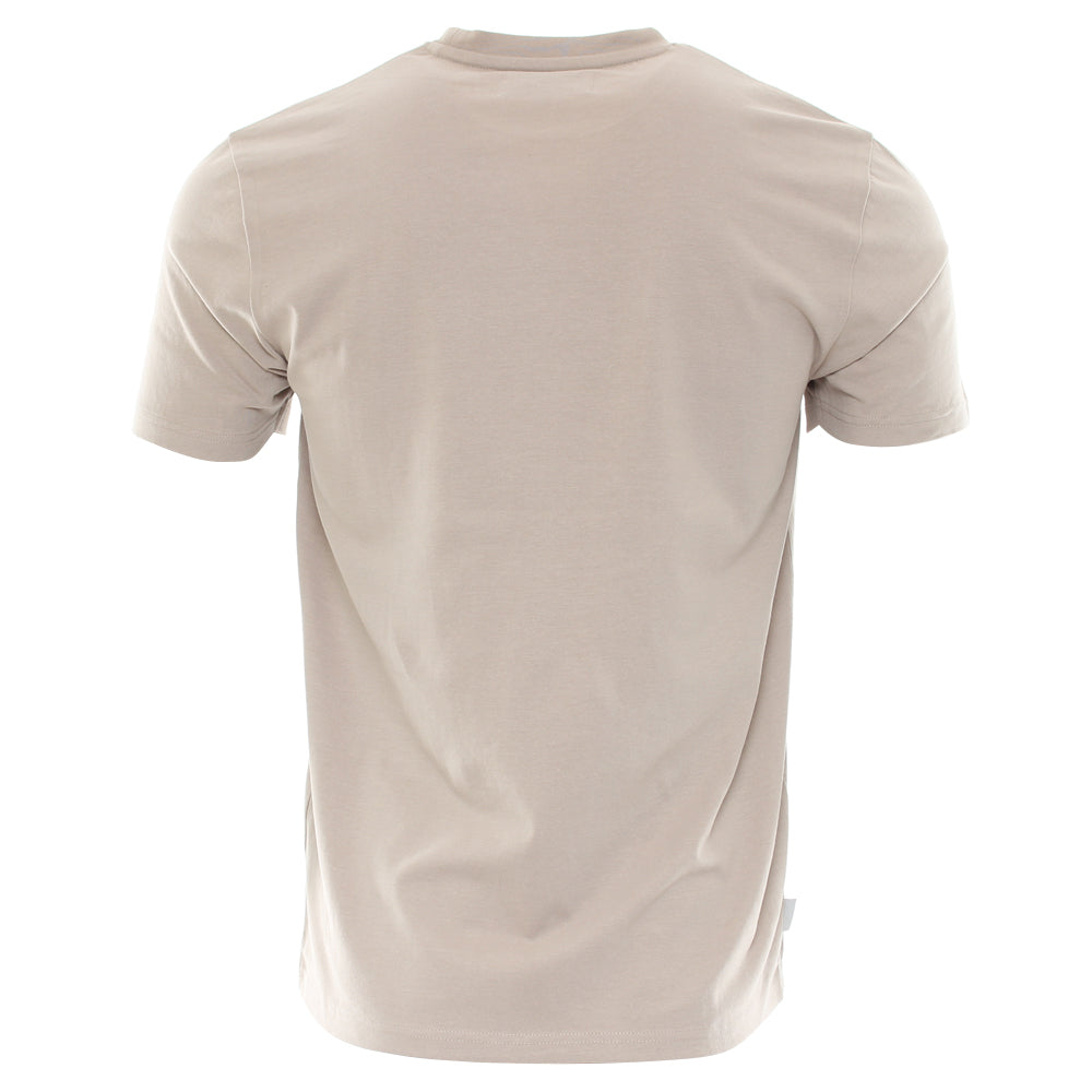 Men's Bran Putty Tee-Back View