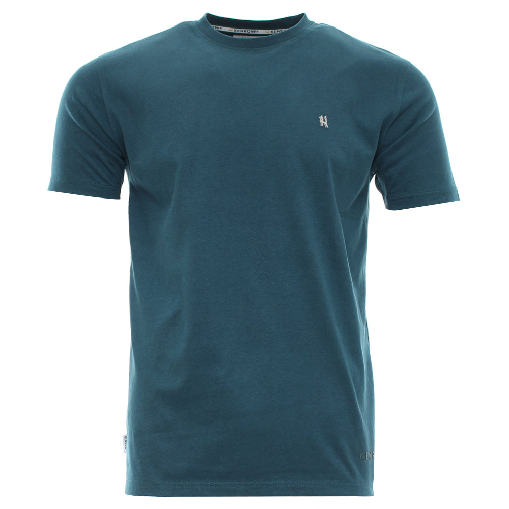 Men's Bran Teal Tee-Front View