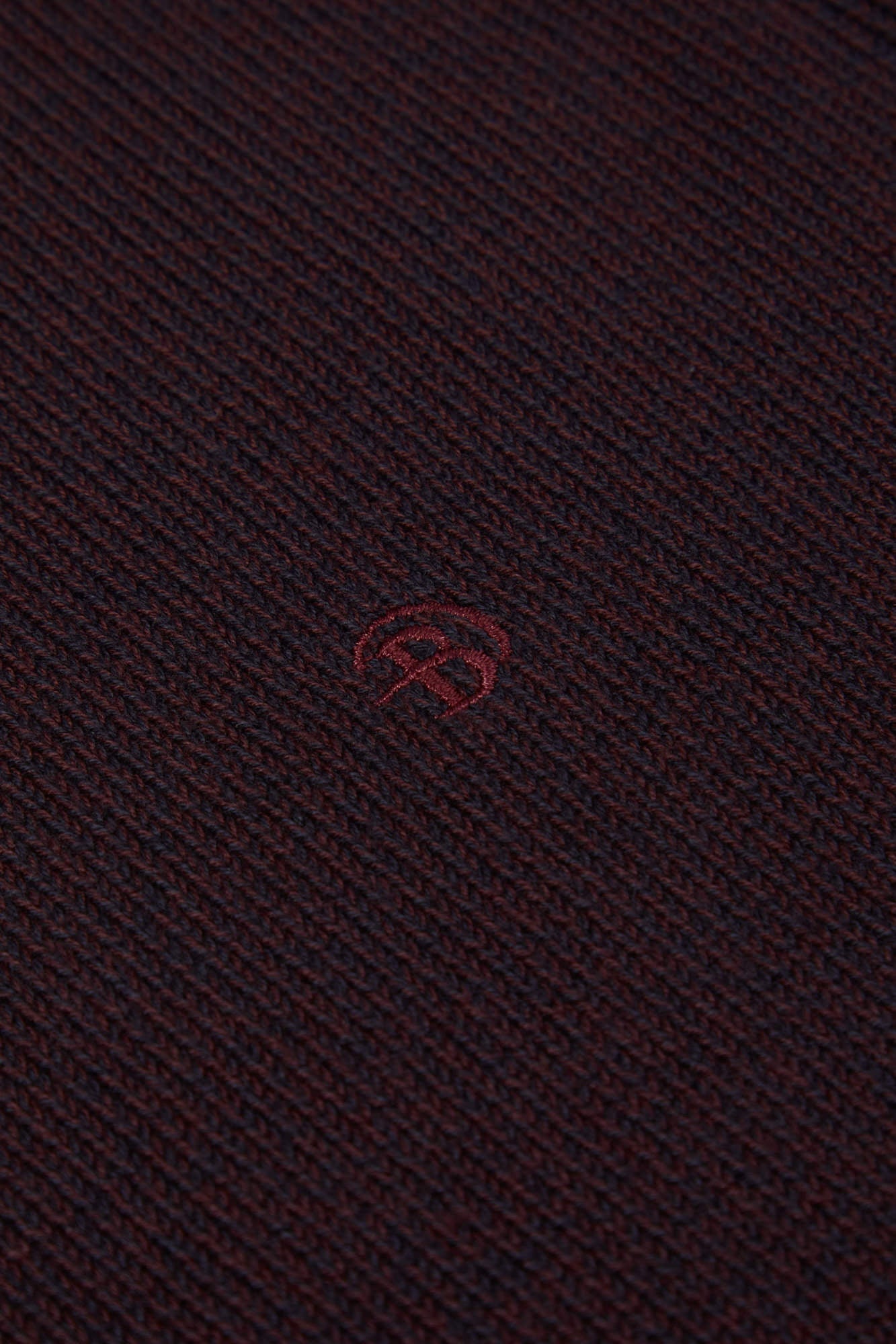 Brosna Crew Neck  Bordo Knit-Chest logo