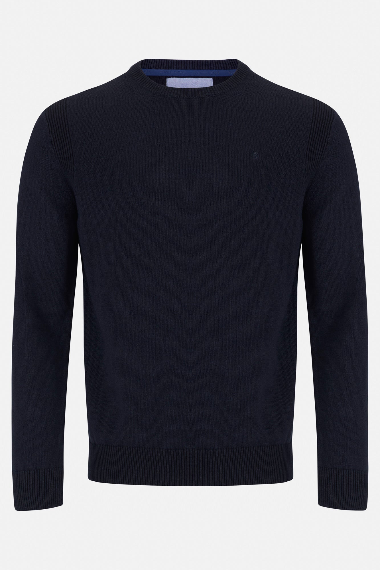 Brosna Crew Neck Navy Knit 