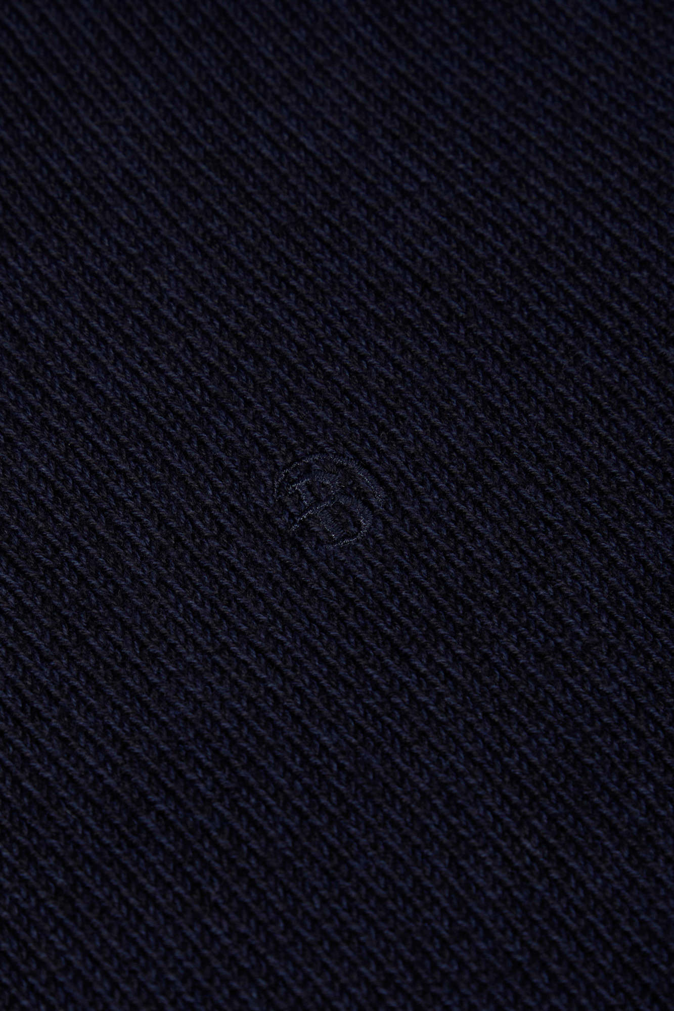 Brosna Crew Neck Navy Knit -Chest logo