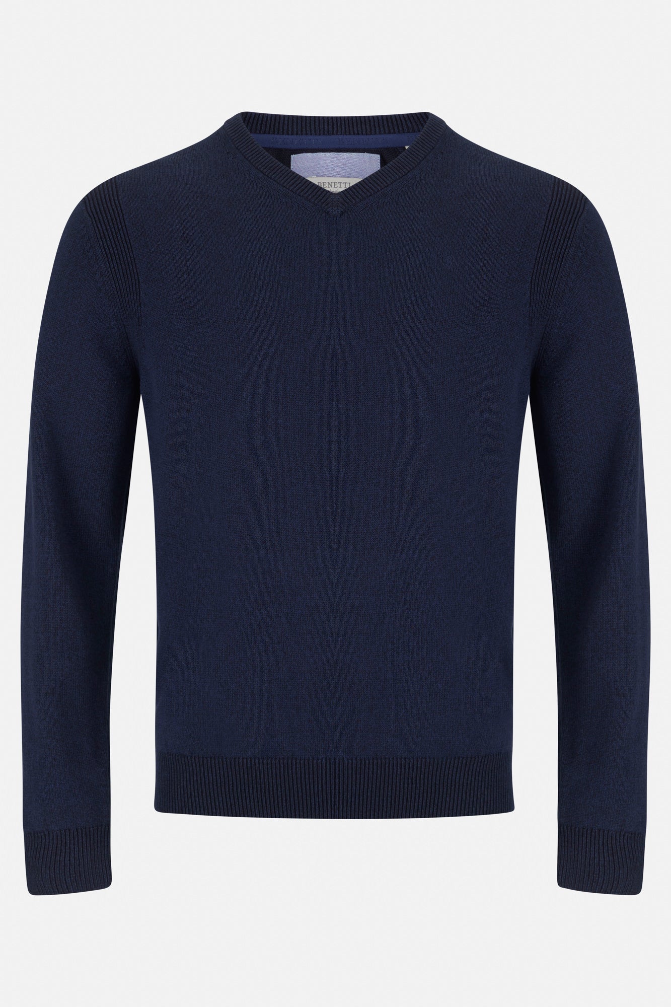 Bronsa V-Neck Indigo Knit 