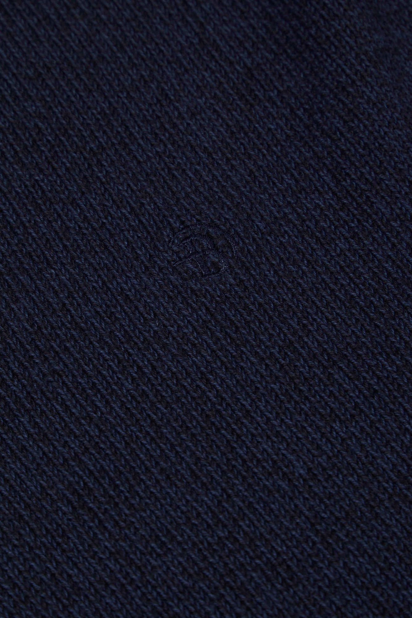 Bronsa V-Neck Indigo Knit -Chest logo