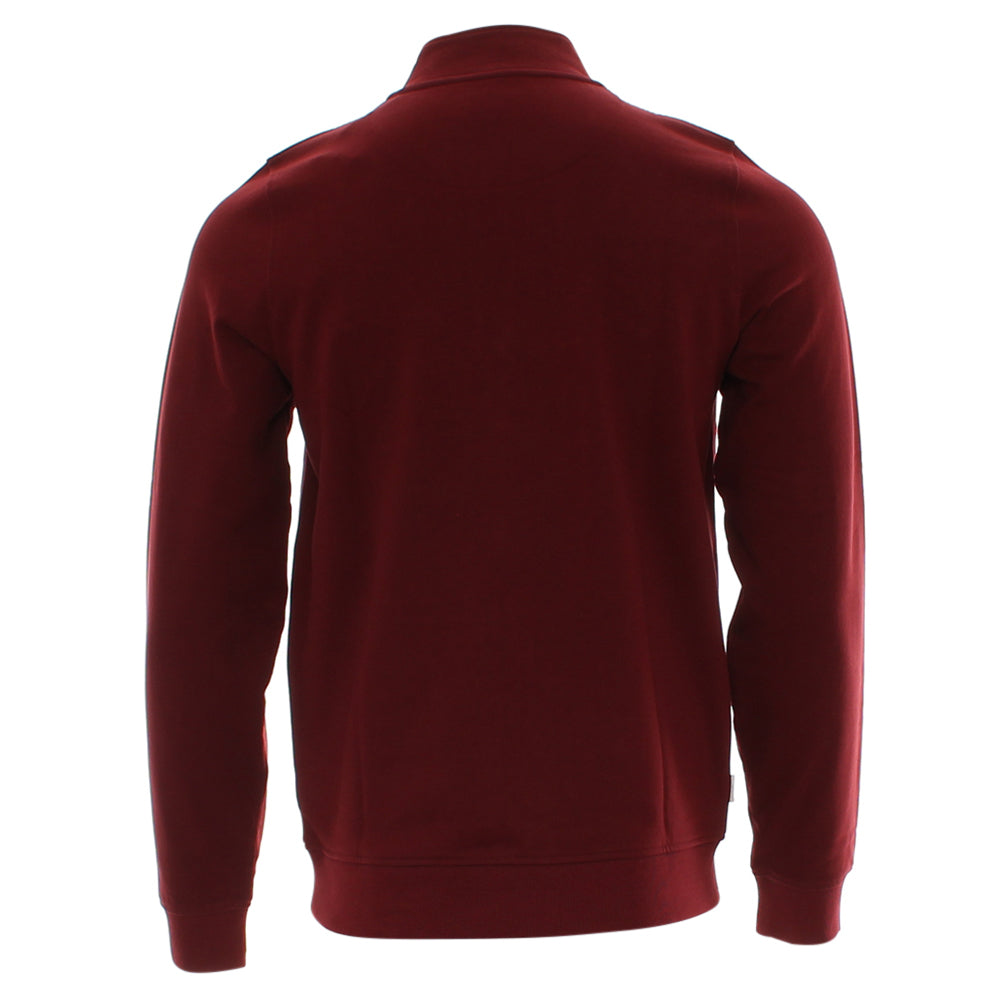 Men's Caleb Ruby Half Zip-Ghost Back View