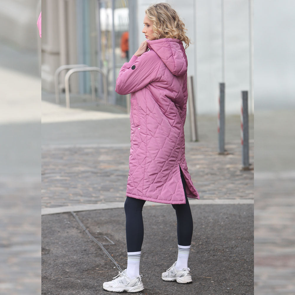 Relax & Renew Casey Longline Berry Coat