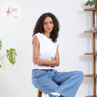 RANT & RAVE LADIES Relax & Renew Claudia White Top White detail view
