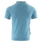 Kenrow Menswear Conrad Blue Polo Shirt Blue Melange side view