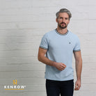 Kenrow Menswear Cormac Sky Tee SKY front view