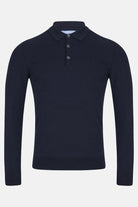 BENETTI Calvin Navy Polo Shirt Navy front view