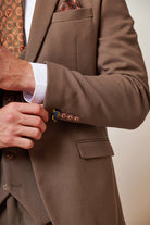 MARC DARCY HM5 Tan Jacket Tan back view