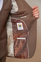 MARC DARCY HM5 Tan Jacket Tan side view