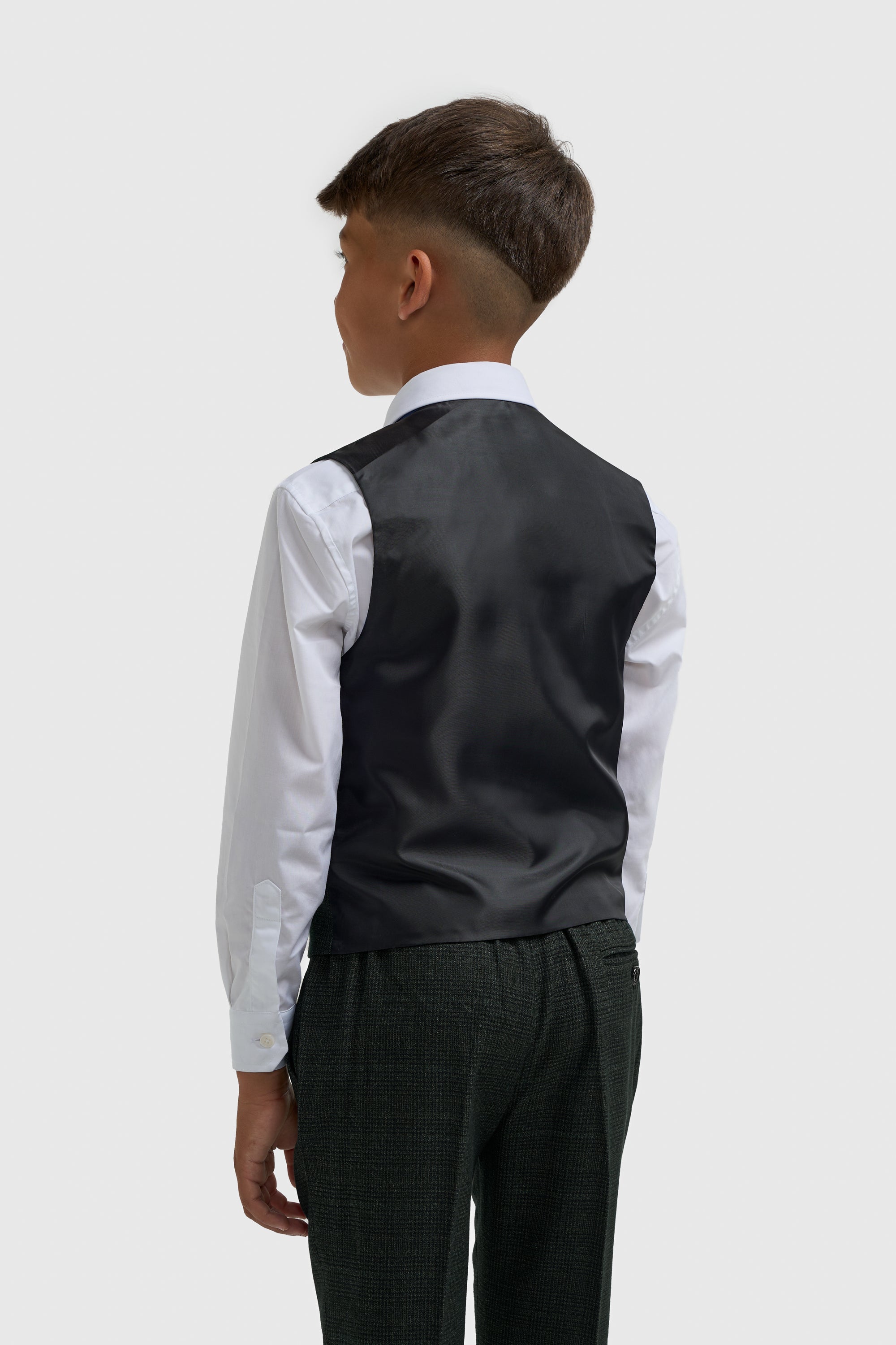 Cavani Boyswear Caridi Olive Boys 3 Piece Suit OLIVE flat front view