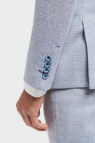 House of Cavani Caridi Blazer - Sky Sky side view