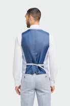 Men's Caridi Sky Waistcoat-Back View