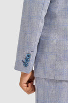 Cavani Boyswear Caridi Sky Boys 3 Piece Suit Sky back view